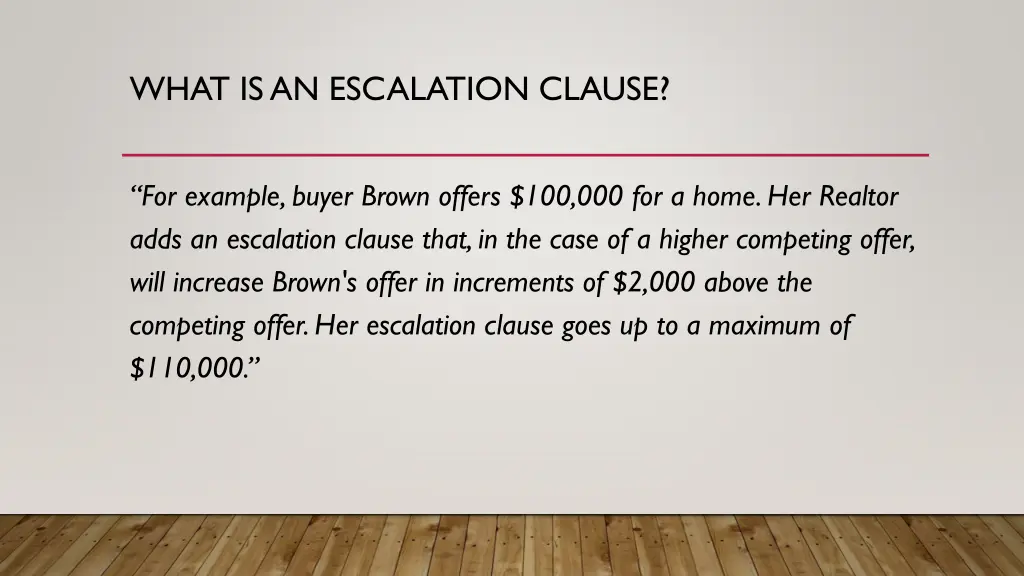 what is an escalation clause 2