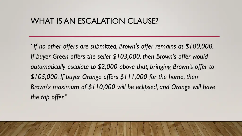 what is an escalation clause 3