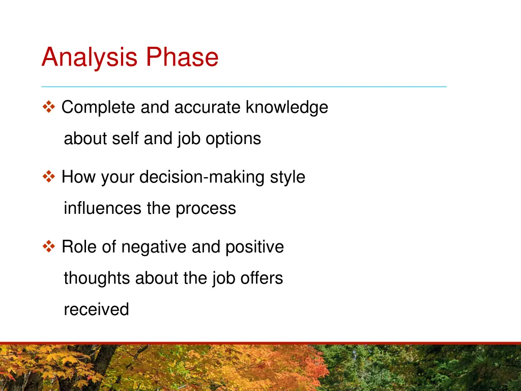 analysis phase