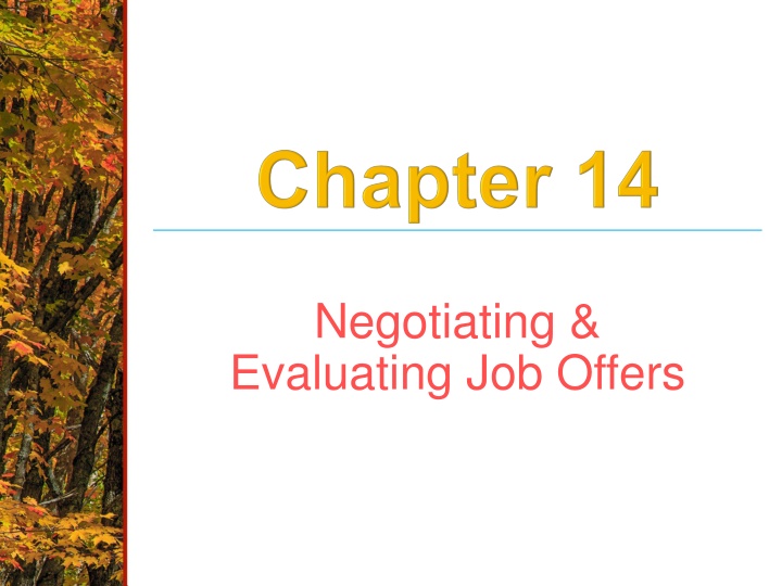 negotiating evaluating job offers