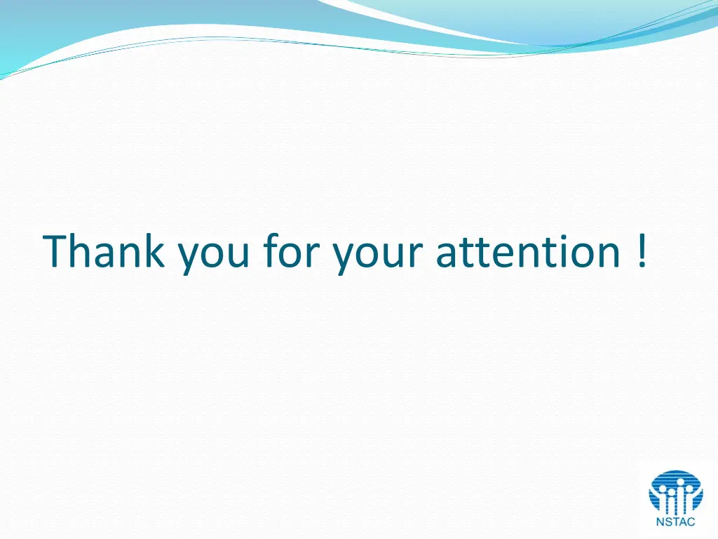 thank you for your attention