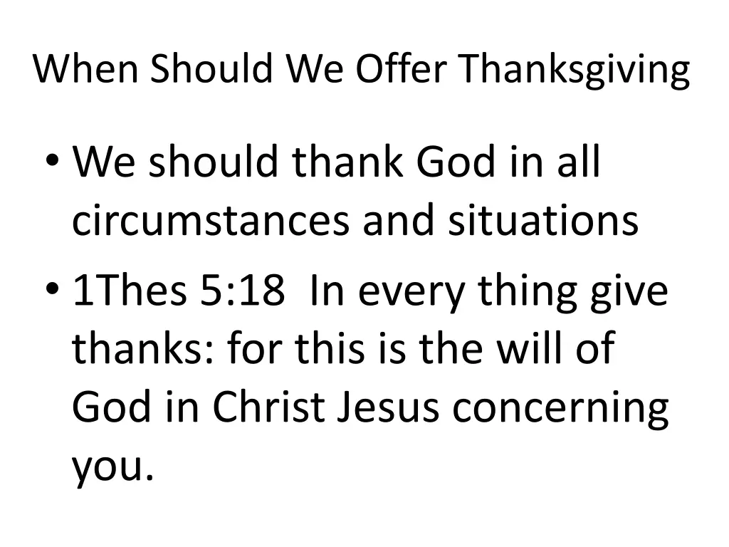 when should we offer thanksgiving 8