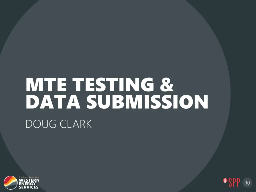 mte testing data submission doug clark