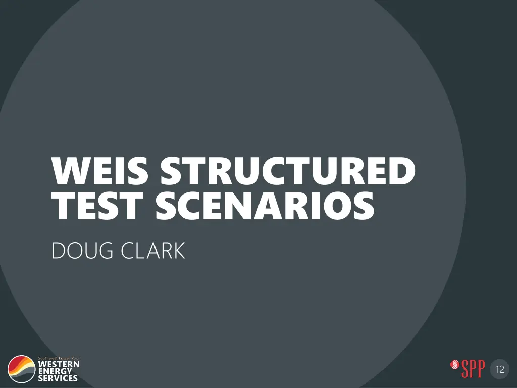 weis structured test scenarios doug clark