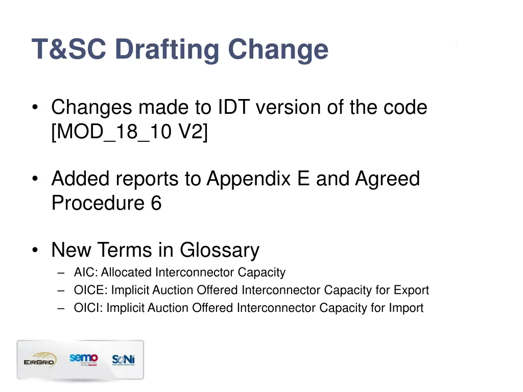 t sc drafting change