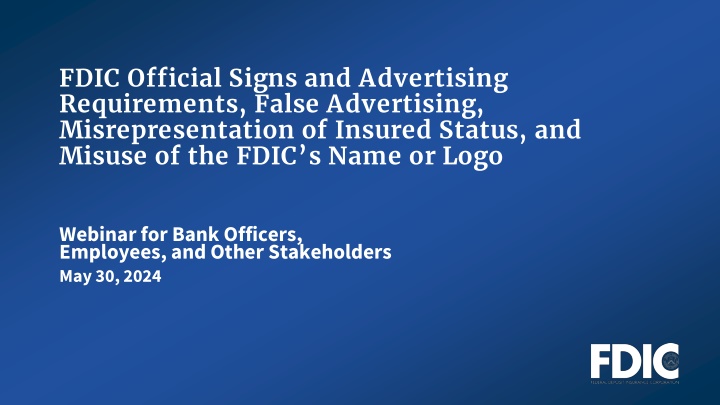 fdic official signs and advertising requirements