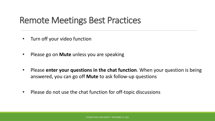 remote meetings best practices remote meetings