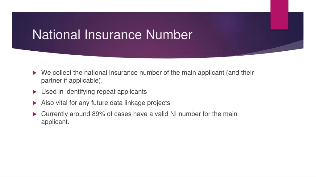 national insurance number