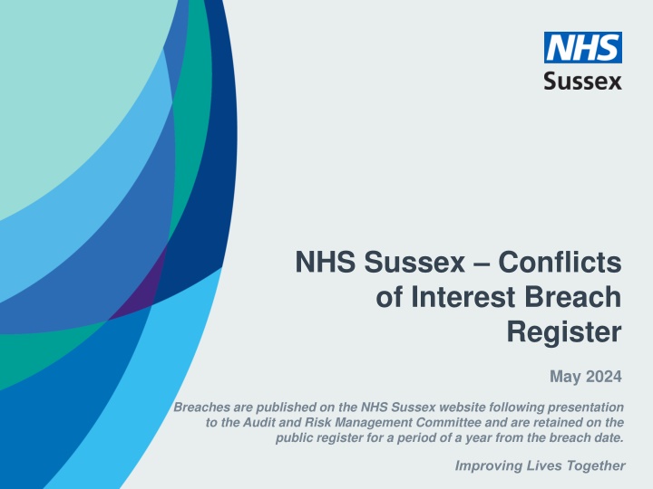 nhs sussex conflicts of interest breach