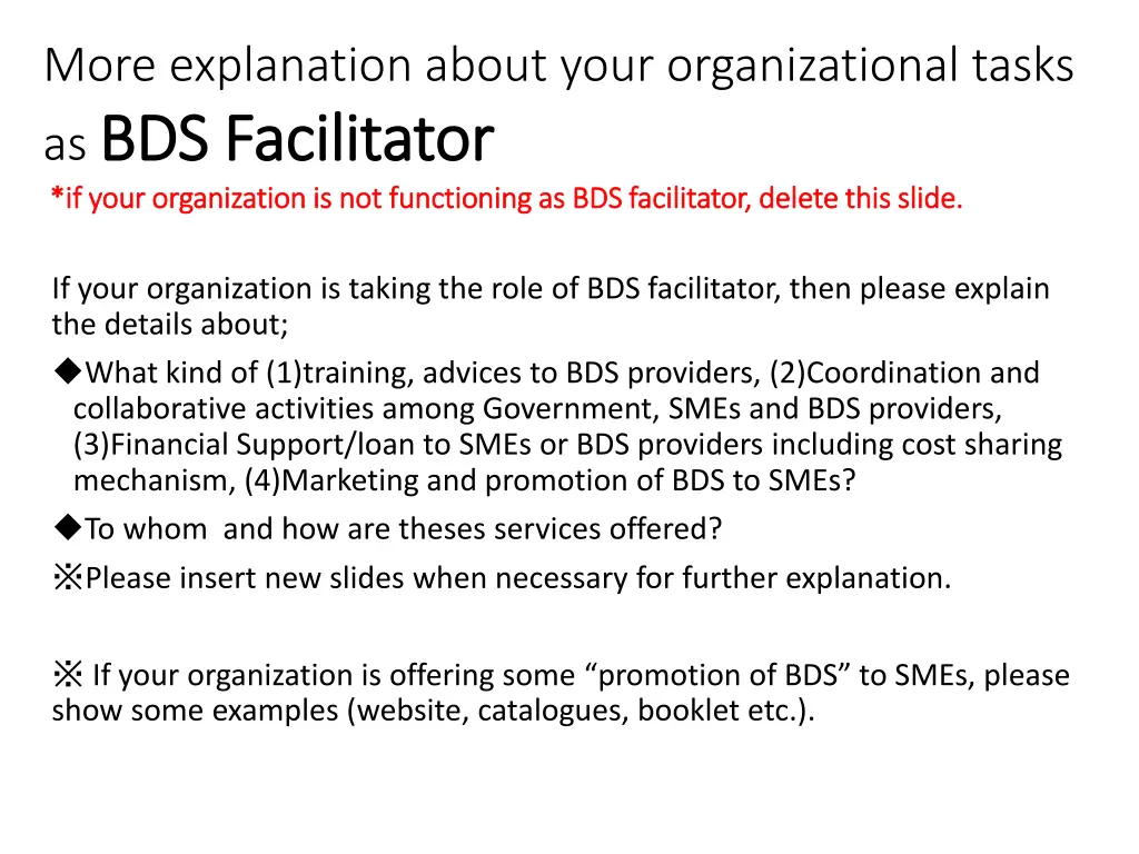 more explanation about your organizational tasks 1