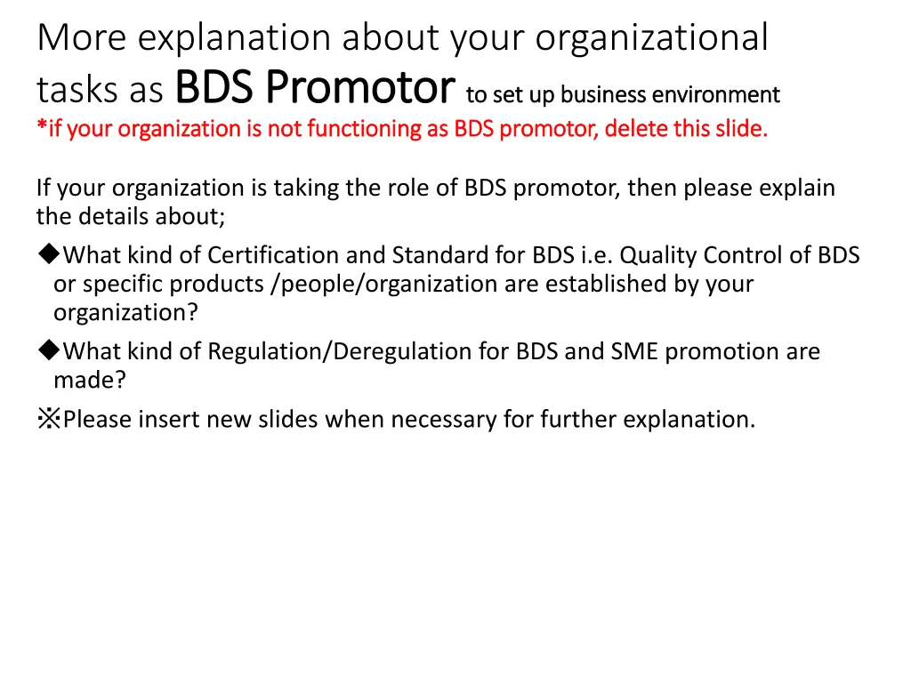 more explanation about your organizational tasks 2