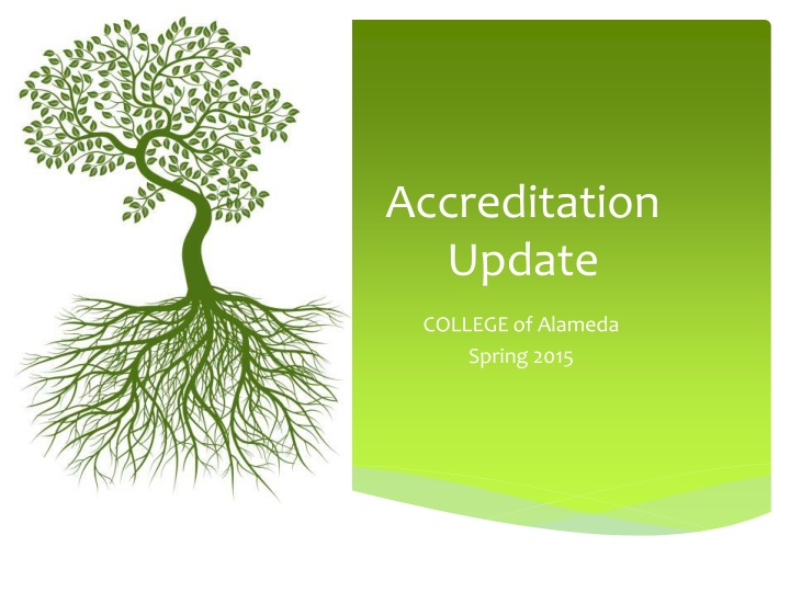 accreditation update