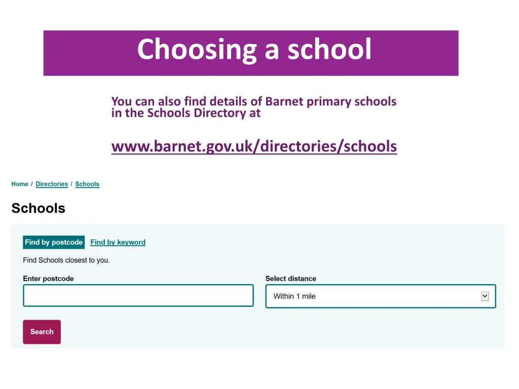 choosing a school 6