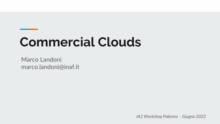 commercial clouds