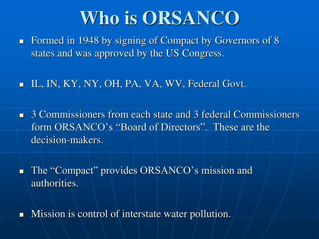 who is orsanco