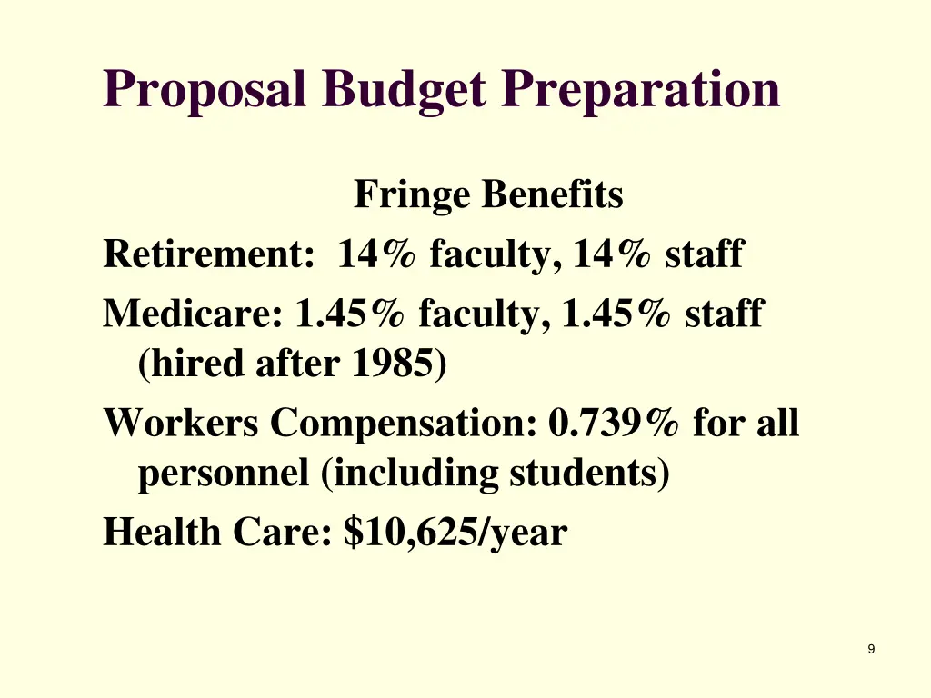 proposal budget preparation 3