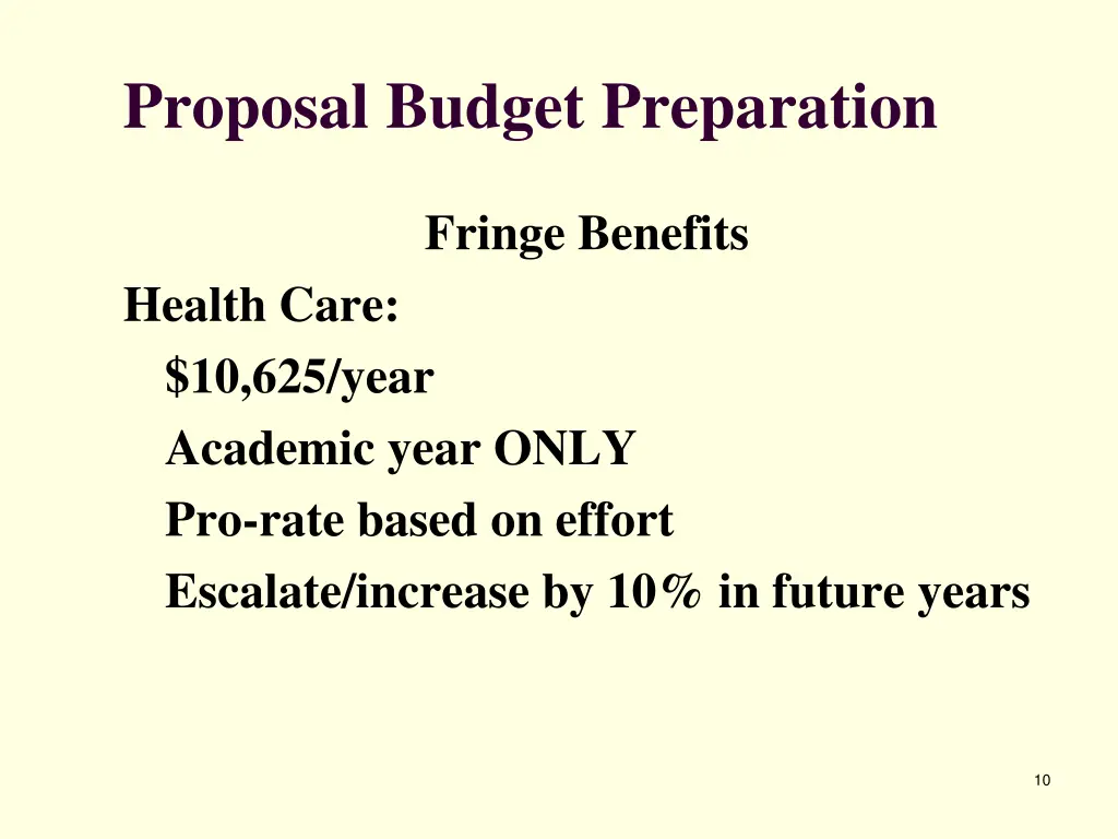 proposal budget preparation 4