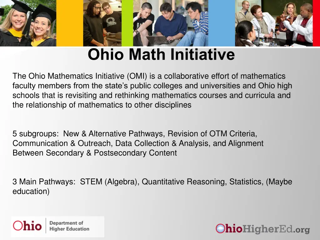 ohio math initiative