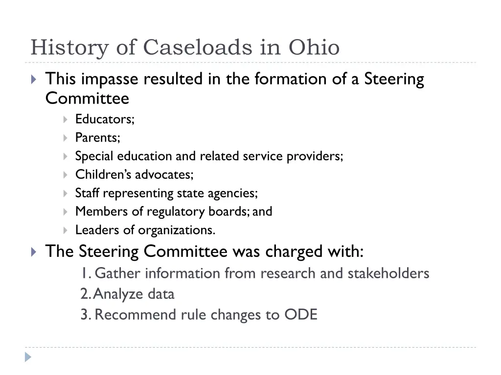 history of caseloads in ohio 3