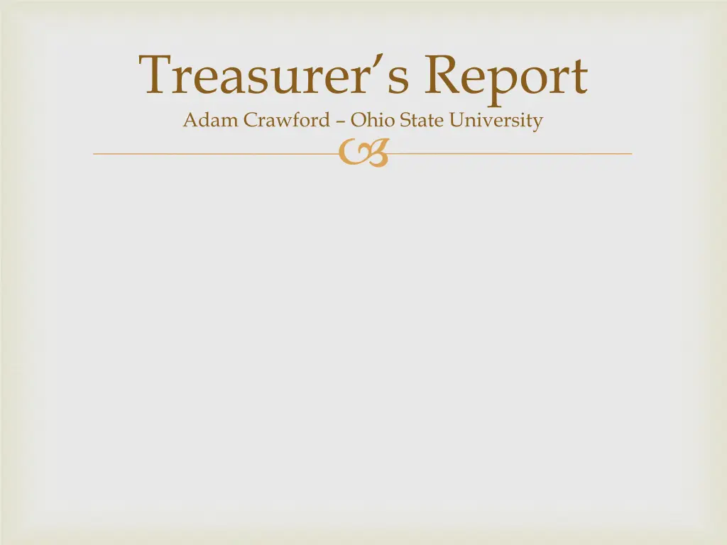 treasurer s report adam crawford ohio state