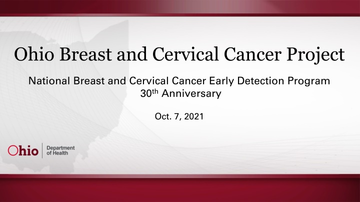 ohio breast and cervical cancer project