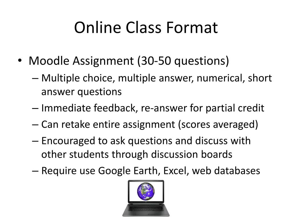 online class format 1