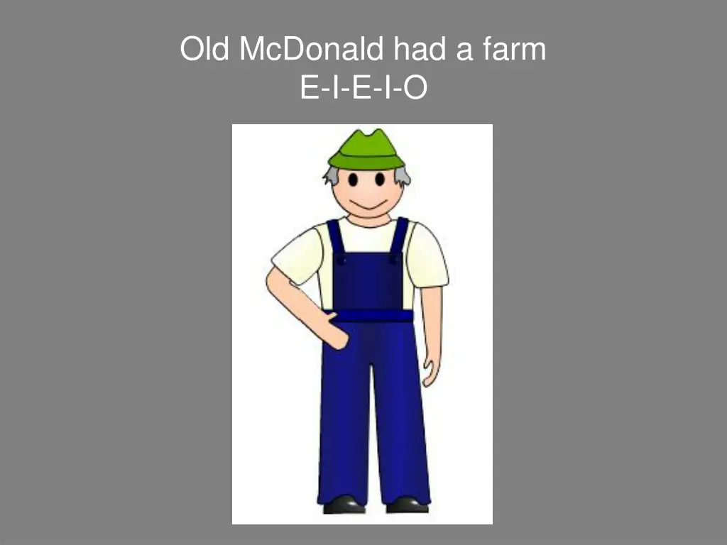 old mcdonald had a farm e i e i o 2