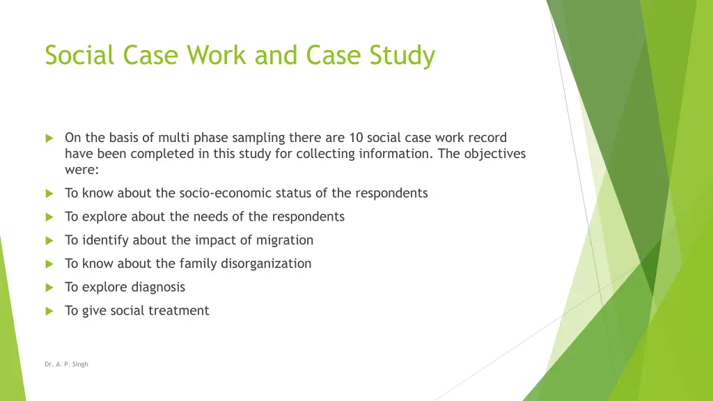 social case work and case study