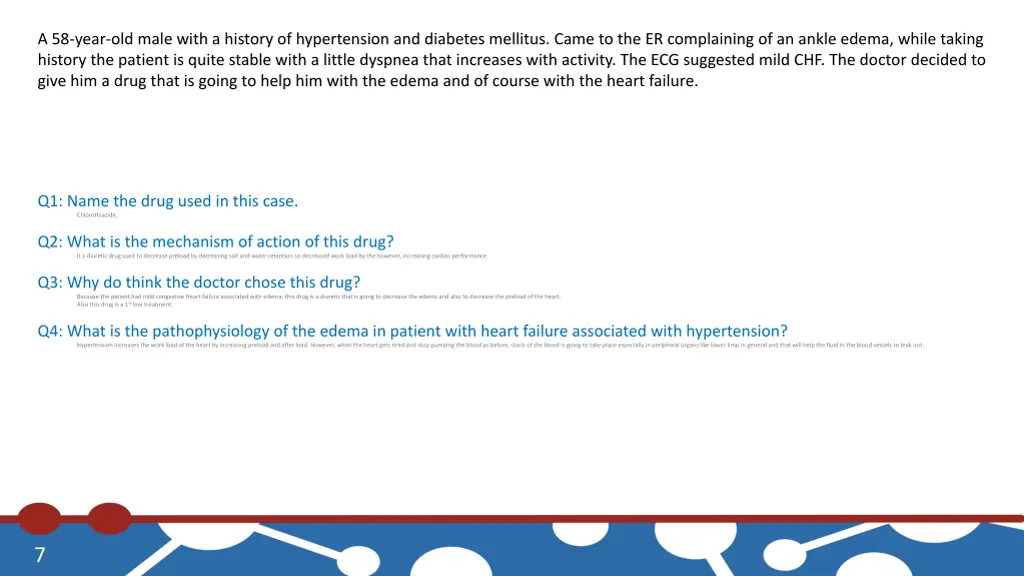 a 58 year old male with a history of hypertension