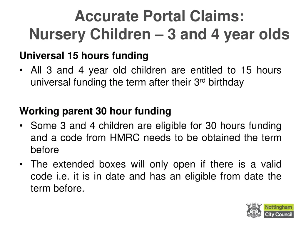 accurate portal claims nursery children 1