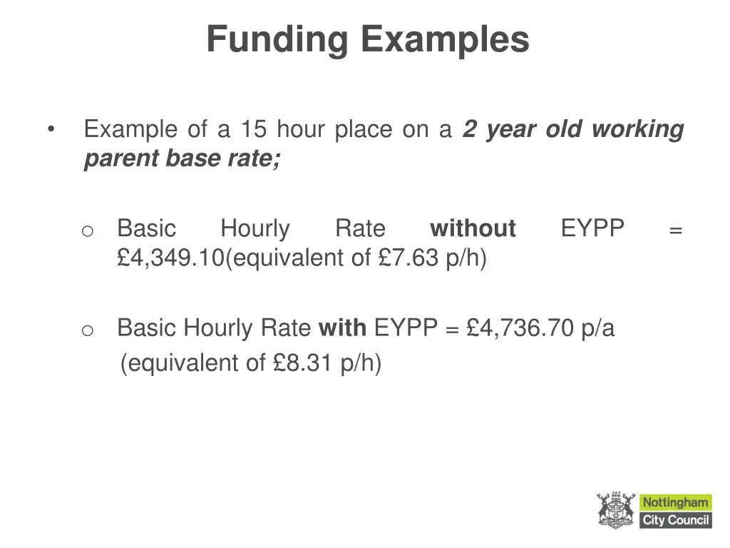 funding examples 1