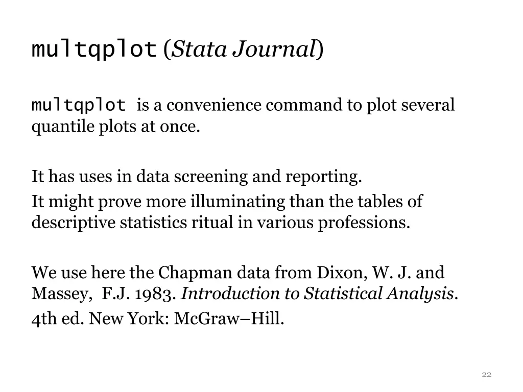 multqplot stata journal