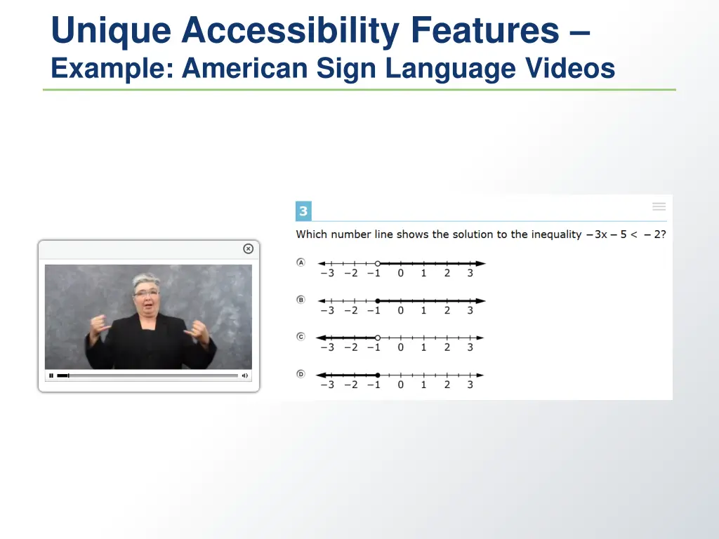 unique accessibility features example american