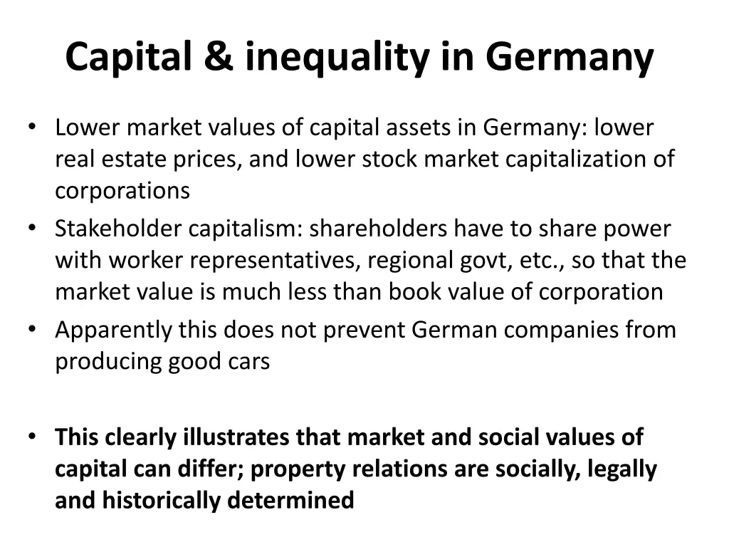 capital inequality in germany