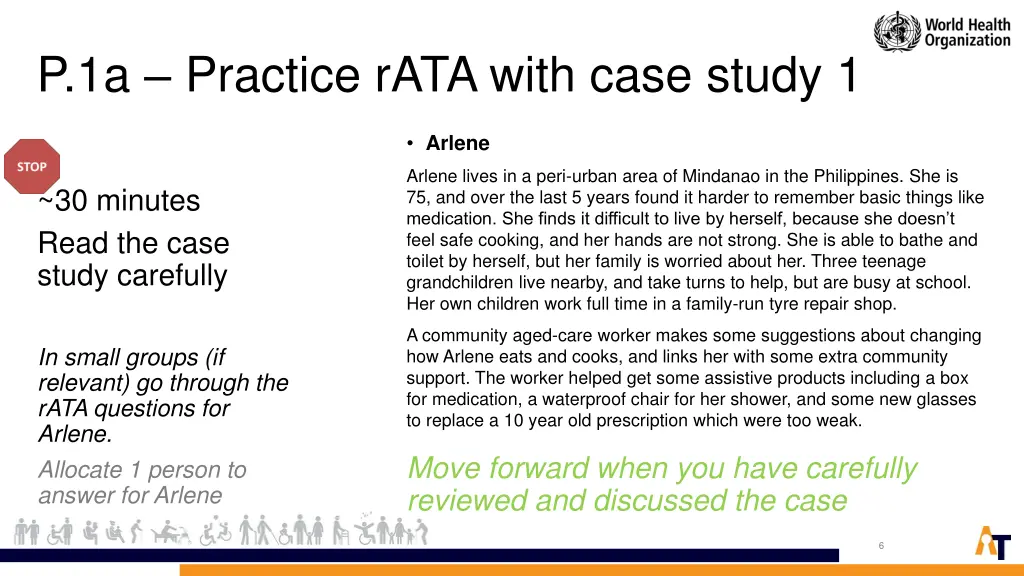 p 1a practice rata with case study 1