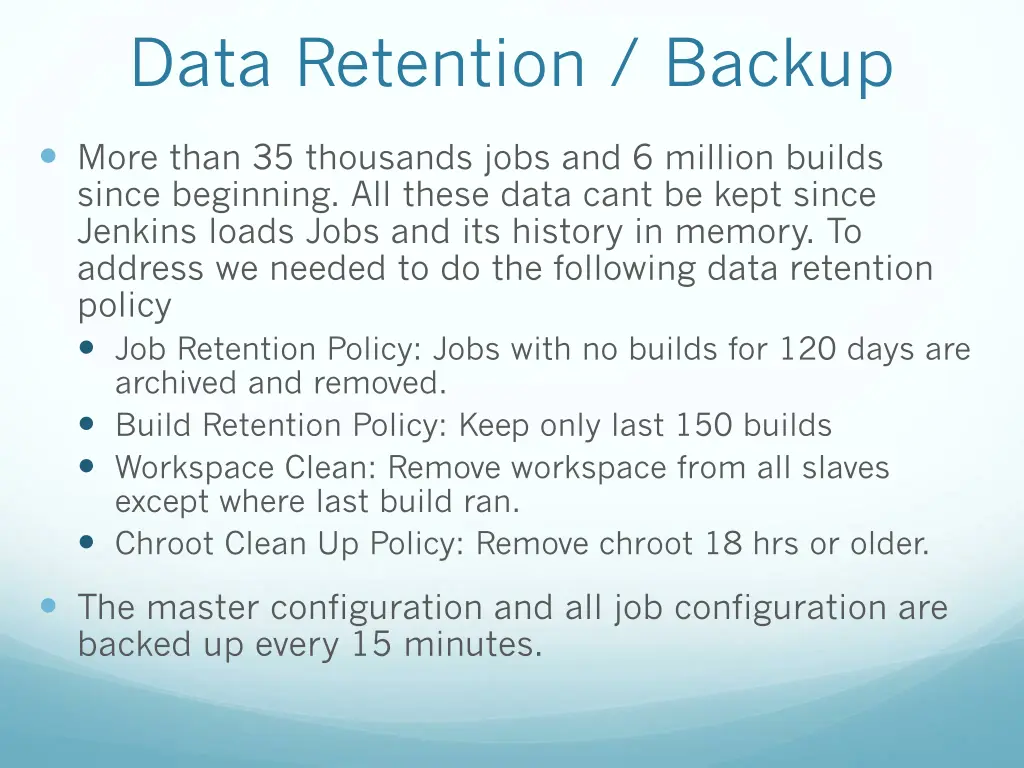 data retention backup