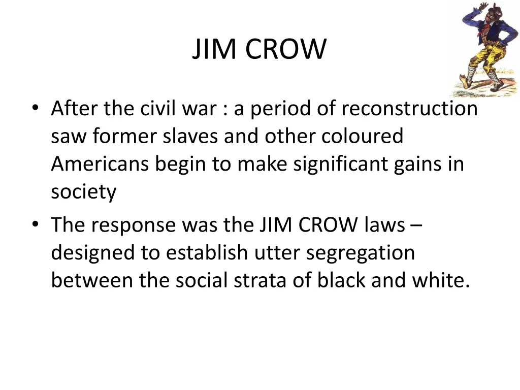 jim crow