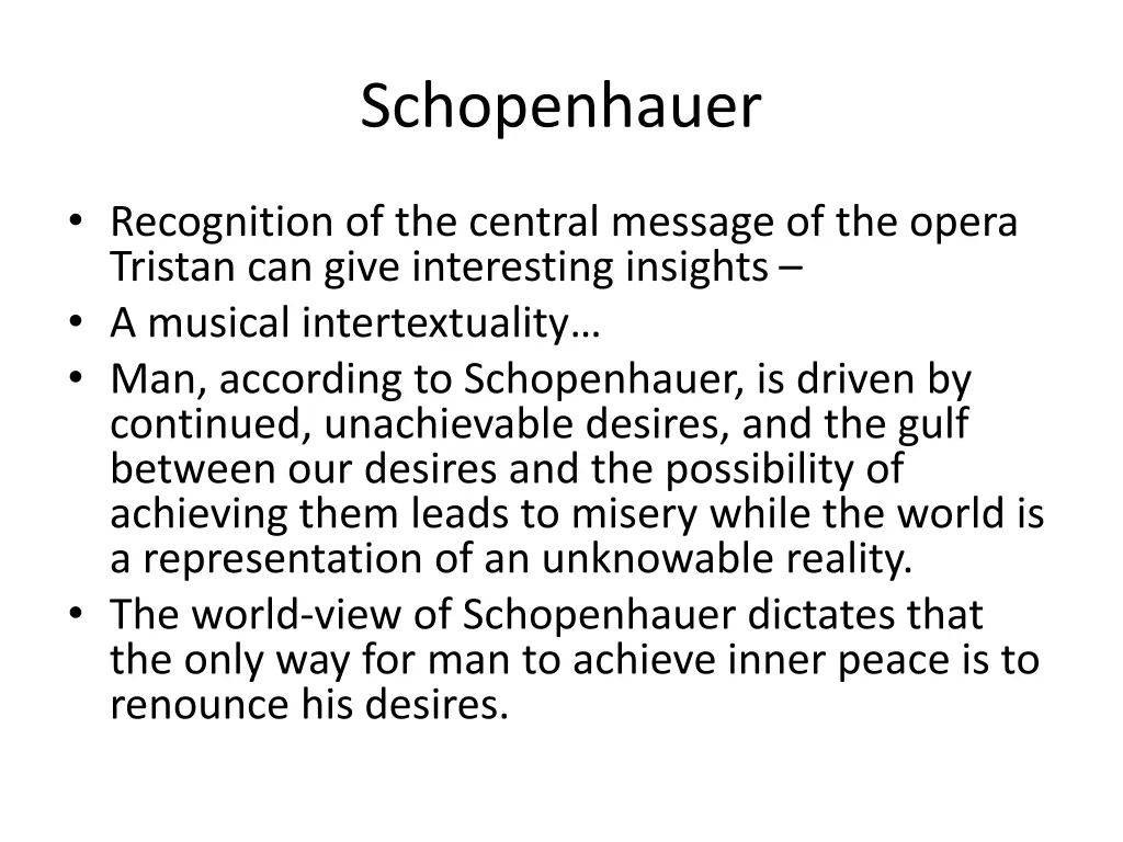 schopenhauer