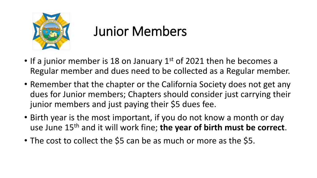 junior members junior members