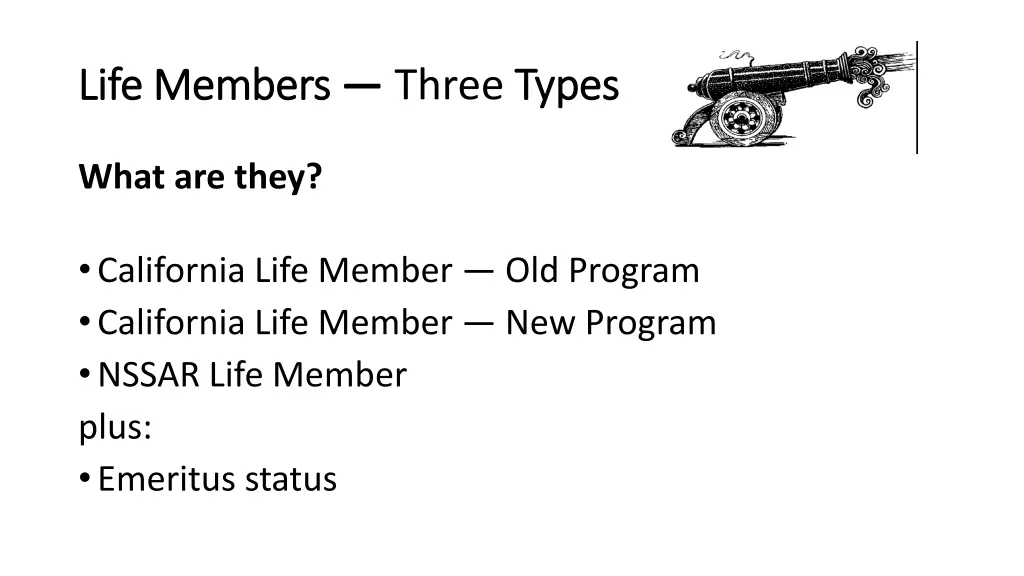 life members life members three types