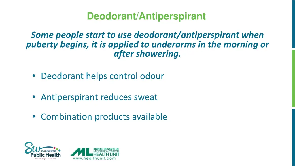 deodorant antiperspirant