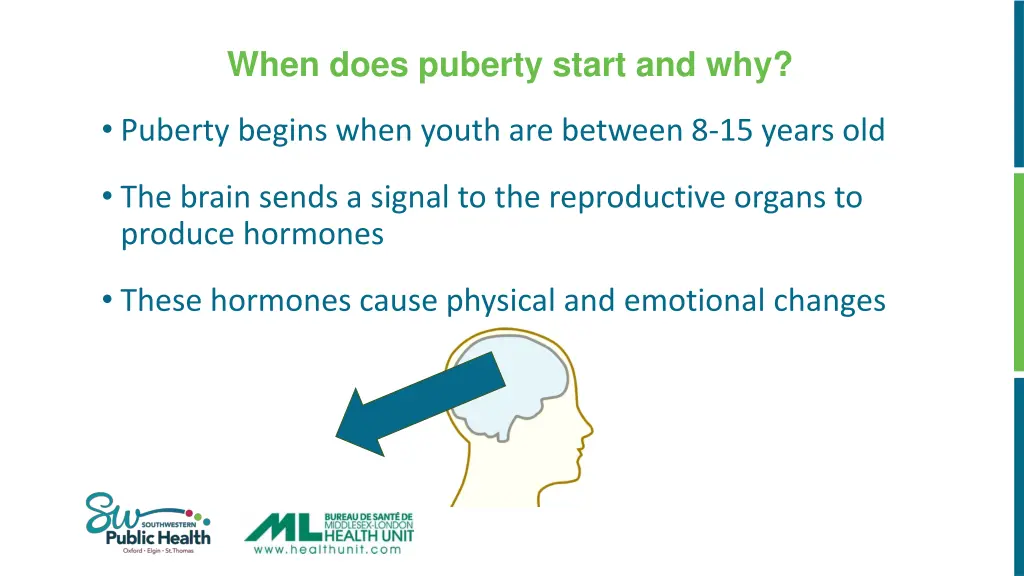 when does puberty start and why