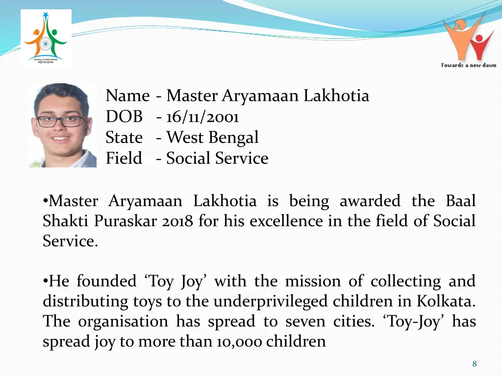 name master aryamaan lakhotia dob 16 11 2001