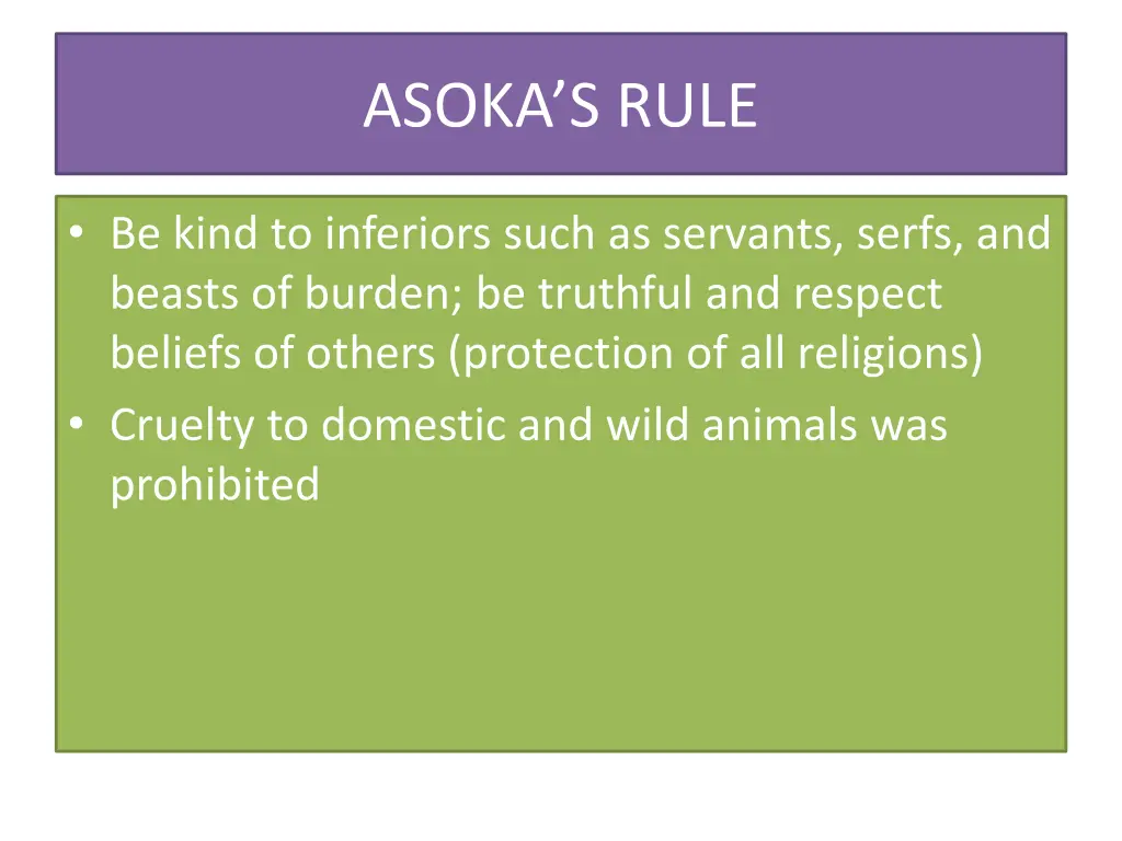 asoka s rule 2