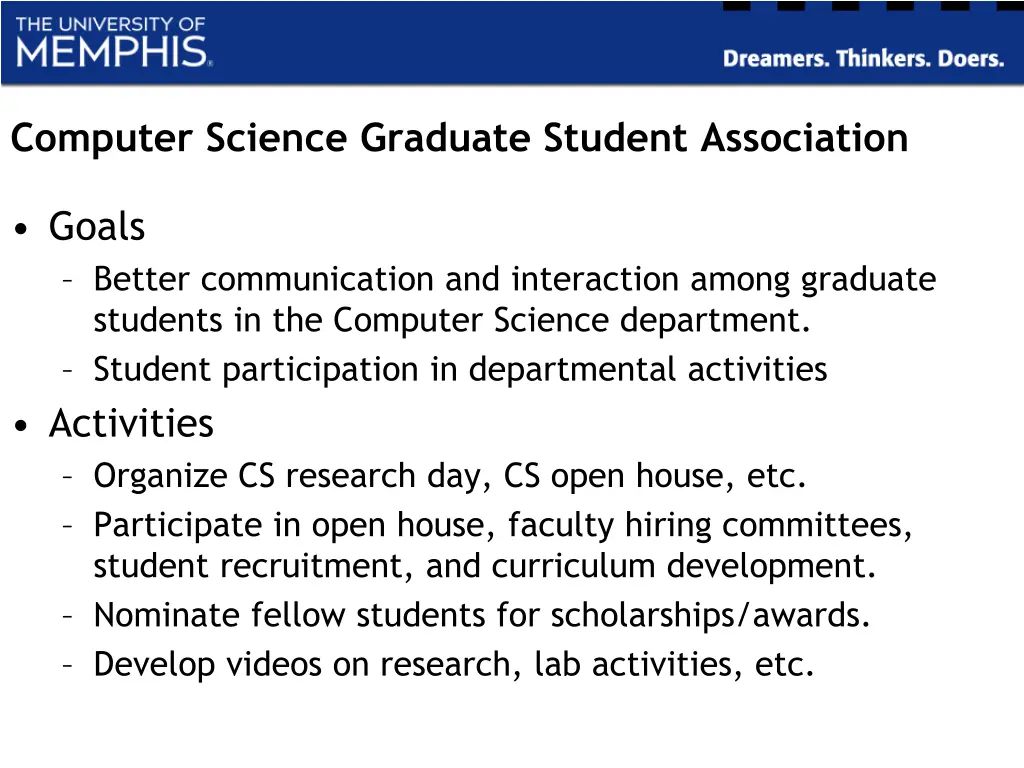 computer science graduate student association