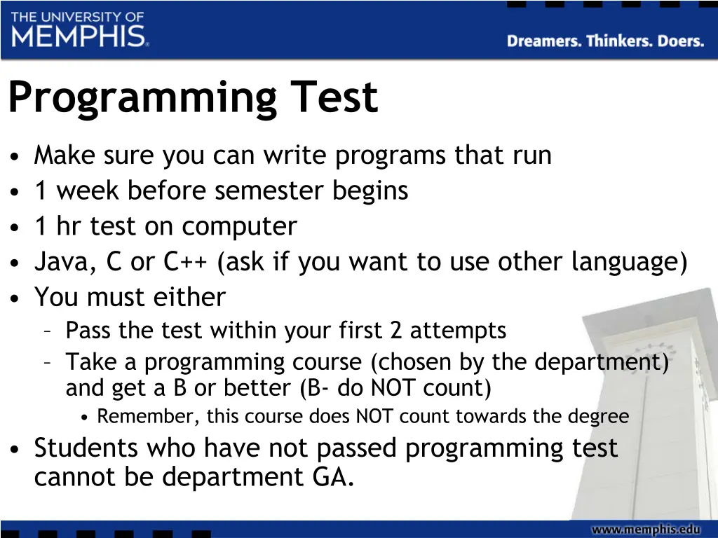 programming test