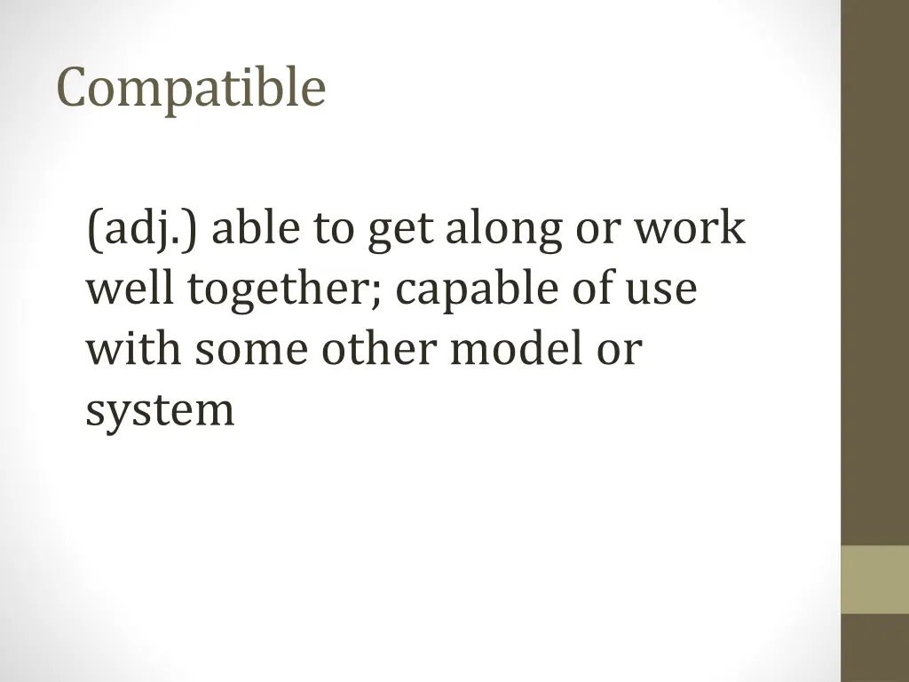 compatible 1