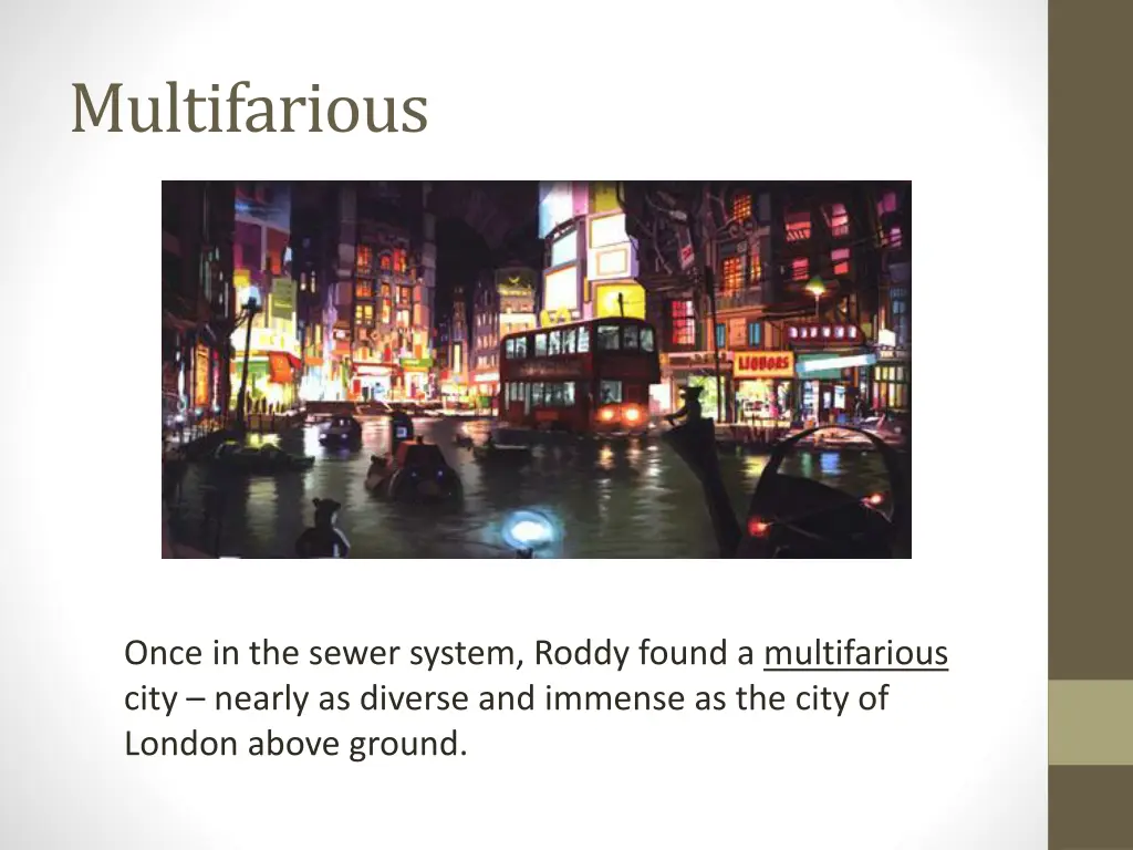 multifarious