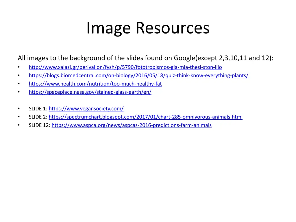 image resources