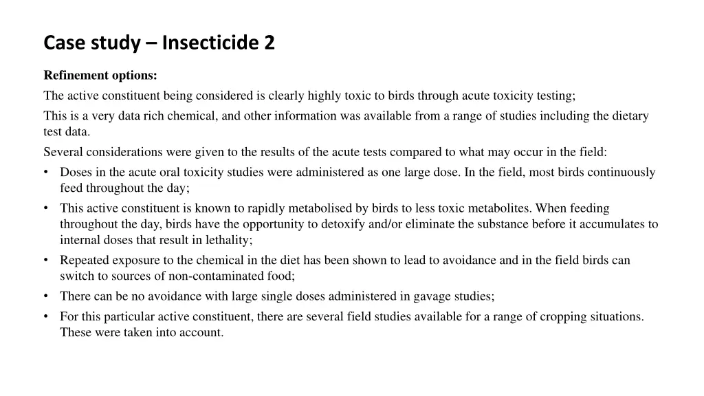 case study insecticide 2 4